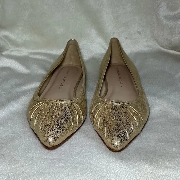⭐️🆕⭐️ Loeffler Randall “Winifred” Gold Flats