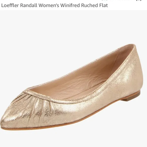 ⭐️🆕⭐️ Loeffler Randall “Winifred” Gold Flats