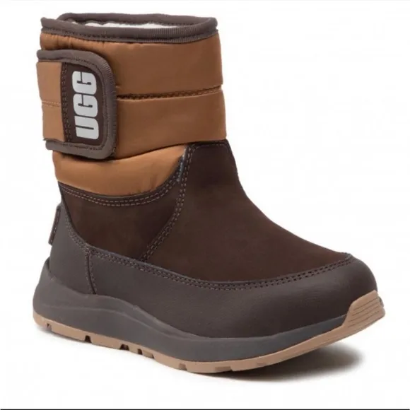 🥰 New Ugg Toty Weather Brown Boots Size Big kids 5