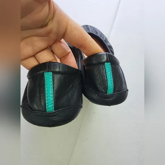 🌸 Tieks | Black Leather Flats, size 8