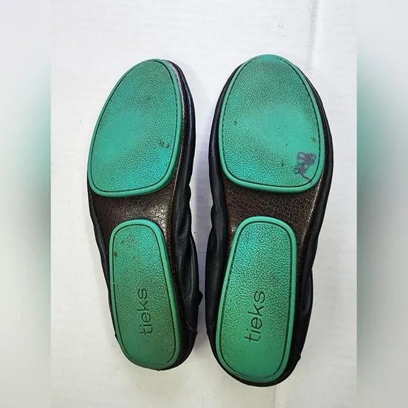 🌸 Tieks | Black Leather Flats, size 8