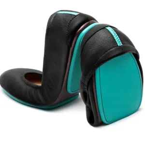 🌸 Tieks | Black Leather Flats, size 8