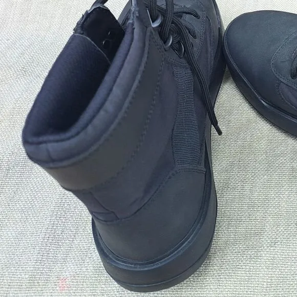 - Zara Men’s Sneakers  Black High Top Fashion Gym Shoes Size 9 New