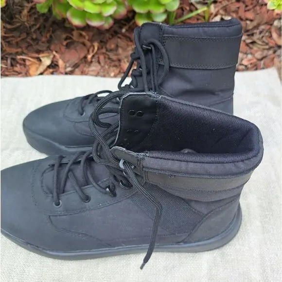- Zara Men’s Sneakers  Black High Top Fashion Gym Shoes Size 9 New
