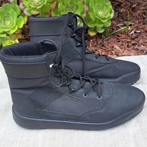 - Zara Men’s Sneakers  Black High Top Fashion Gym Shoes Size 9 New