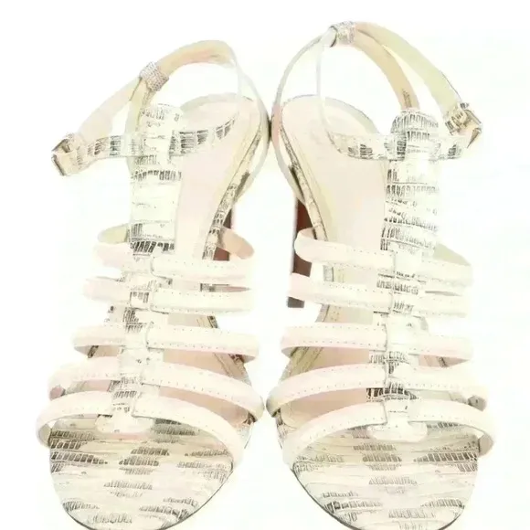 $125 HOST PICK! 💕💜💗TORY BURCH Embossed Leather Strappy Sandals