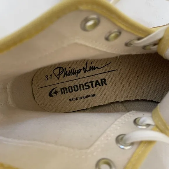 3.1 PHILLIP LIM MOONSTAR HIGH TOP SNEAKERS IN MUSTARD YELLOW