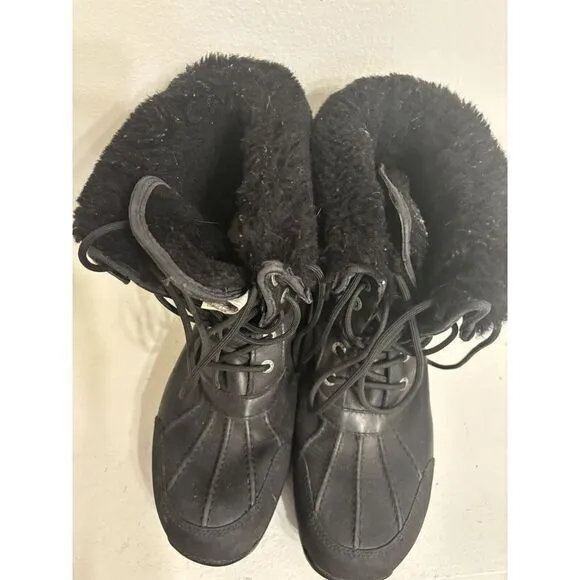 [5521-BLK] Men UGG Butte Coldweather Waterproof Boots Black‎  Size 10