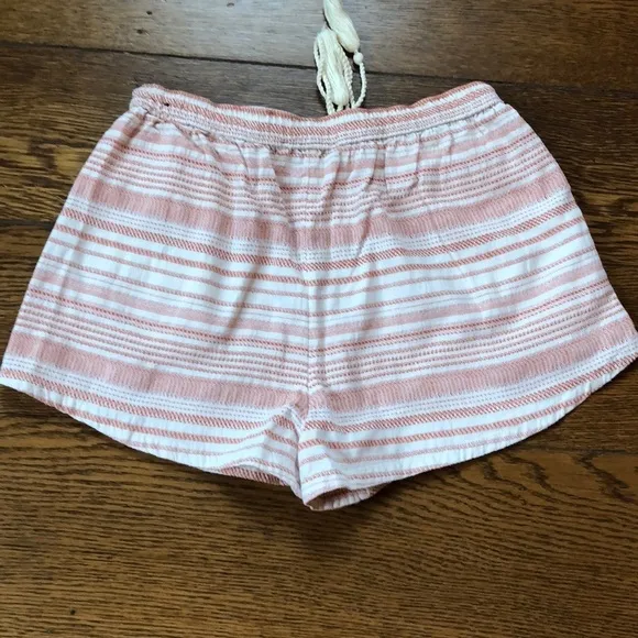 Abercrombie   Fitch Stripe Drawstring Waist Shorts