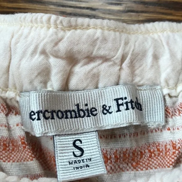 Abercrombie   Fitch Stripe Drawstring Waist Shorts