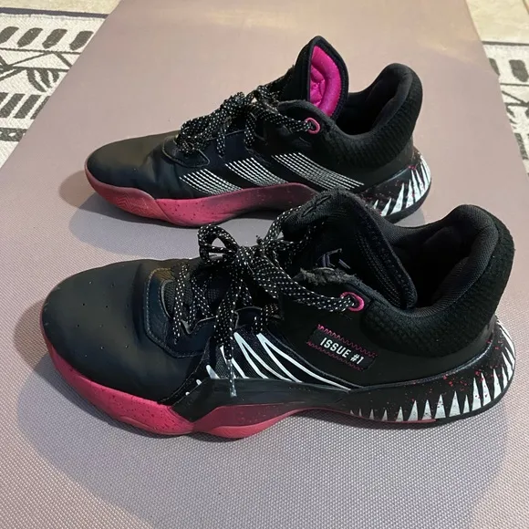 Adidas 2019 Marvel x D.O.N. Issue #1 GCA 'Symbiote Spider-Man' Sneakers 8 Men’s
