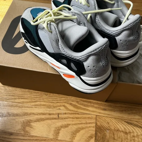 Adidas Gray and Black Sneakers with Retro Chunky Design