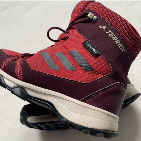 Adidas Kids Terrex Snow Waterproof Boots Size 12