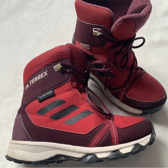 Adidas Kids Terrex Snow Waterproof Boots Size 12