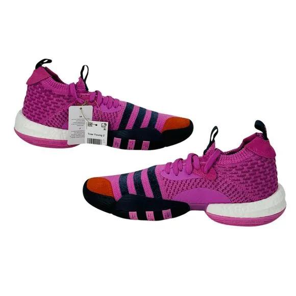 Adidas NEW Trae Young 2.0 Basketball Sneakers Men’s M 9 W 10 Athletic Low Sporty