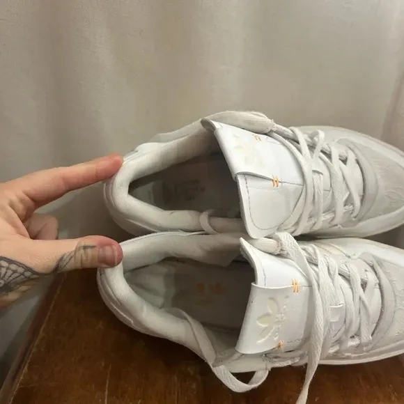 Adidas Originals Forum Low Bonega Floral White US 9.5 Men 11.5 Women Platform
