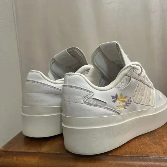 Adidas Originals Forum Low Bonega Floral White US 9.5 Men 11.5 Women Platform