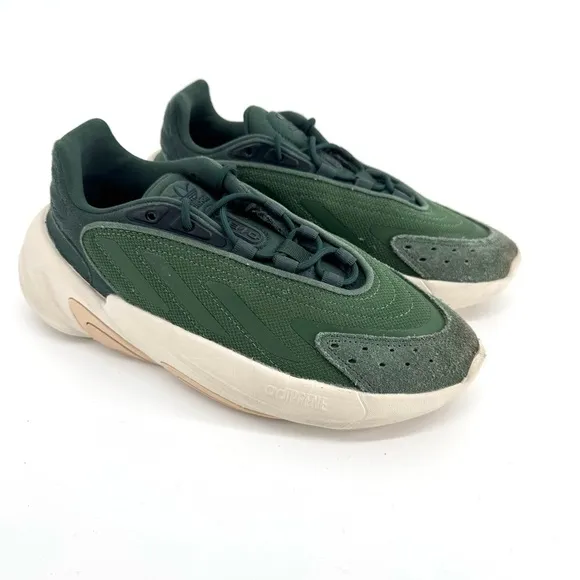 Adidas Originals Ozelia Shoes in “Shadow Green Oxide” Size 5 Kids/6.5 Womens