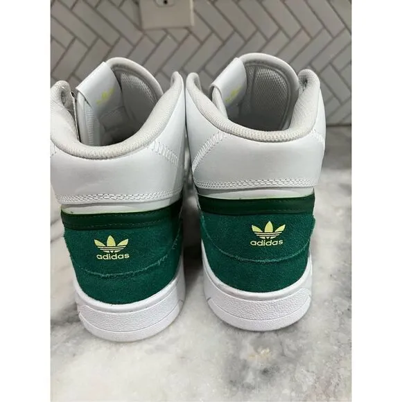 Adidas Originals Drop Step XL White Green High Top Men's Sneakers GZ1574 Sz 7
