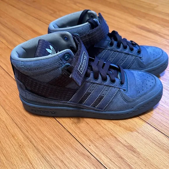 Adidas Parley Men's Blue High-Top Sneakers