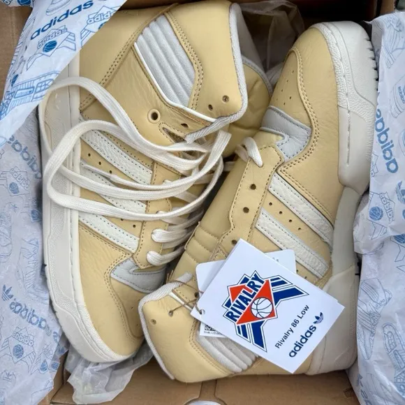 Adidas Rivalry 86- High Top Leather Sneakers