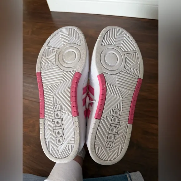 Adidas Women's White and Pink Sneakers-Bold 3.0 Chunky Heel-Size 9