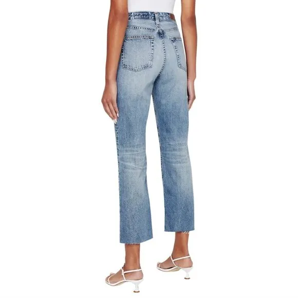 AG Alexxis High-Rise Vintage Straight Crop Jean in 18 Years Creekside 31 NWT