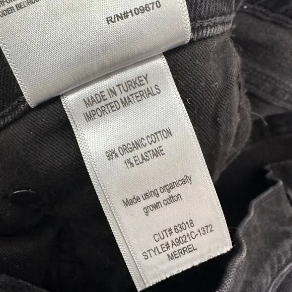 Agolde Merrel Mid Rise Straight Jeans size 29