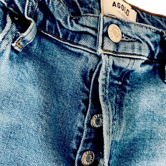 AGOLDE Nico Slim Straight Cropped Jean. Size 29.