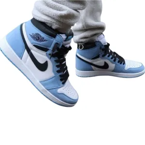 Air Jordan 1 Retro OG High University Blue 555088-134 Size 12