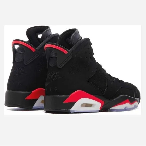 Air Jordan 6 Infer Red Black Sneakers 2000 OG Retro Size 10.5