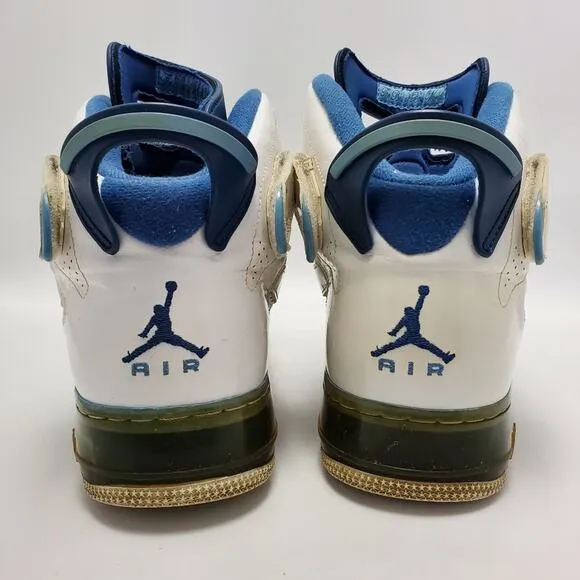 Air Jordan Force VI High Top White Court University Blue 343064-142 Size 11