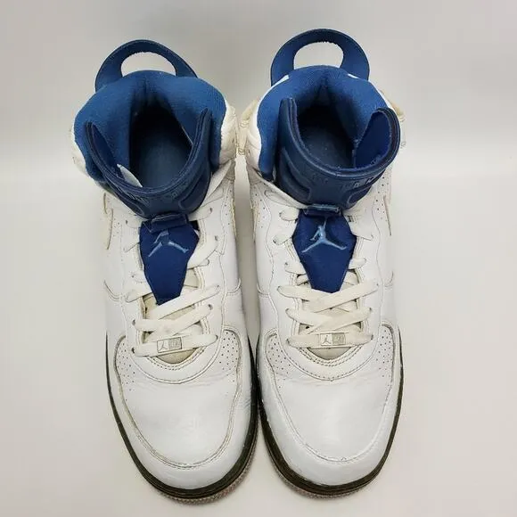 Air Jordan Force VI High Top White Court University Blue 343064-142 Size 11
