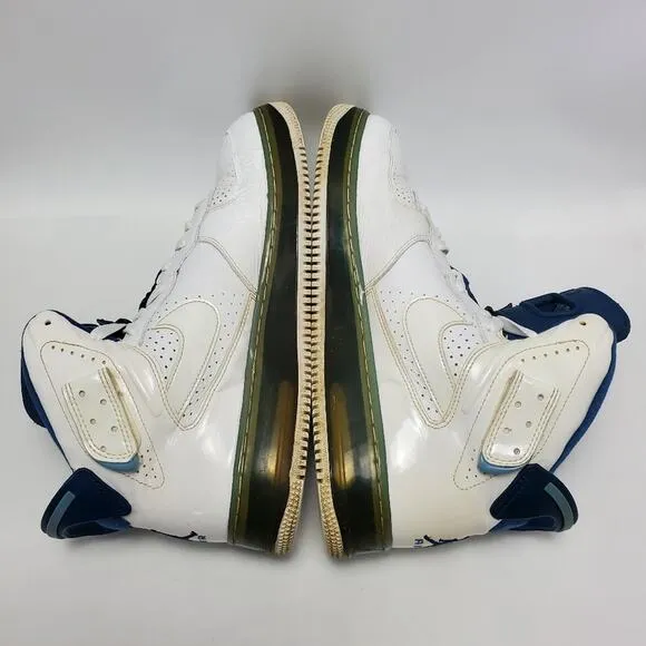 Air Jordan Force VI High Top White Court University Blue 343064-142 Size 11