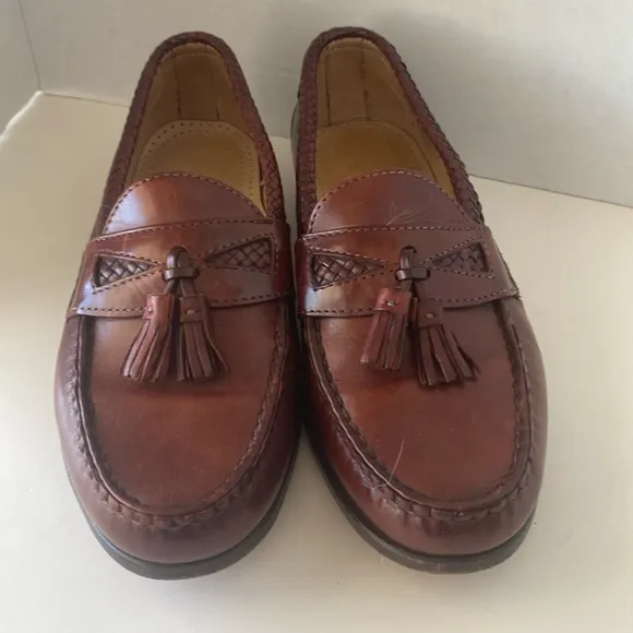 Alan Edmonds men’s dress tassel loafers Maxfield Chica skin size 9 1/2EEE.