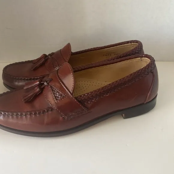 Alan Edmonds men’s dress tassel loafers Maxfield Chica skin size 9 1/2EEE.