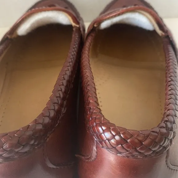 Alan Edmonds men’s dress tassel loafers Maxfield Chica skin size 9 1/2EEE.
