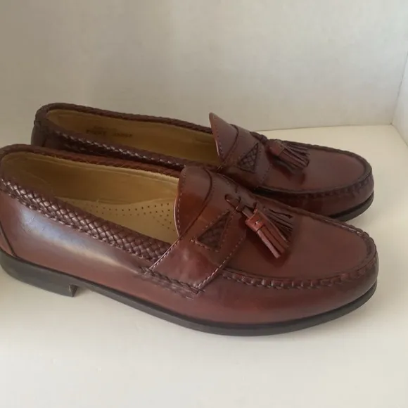 Alan Edmonds men’s dress tassel loafers Maxfield Chica skin size 9 1/2EEE.