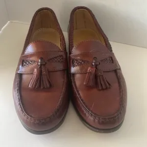 Alan Edmonds men’s dress tassel loafers Maxfield Chica skin size 9 1/2EEE.