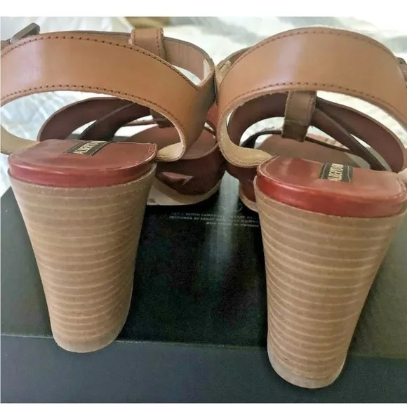 Alberto Fermani Shoes -Strappy Women’s Sandals block heel Size 38 1/2 (approx 8)