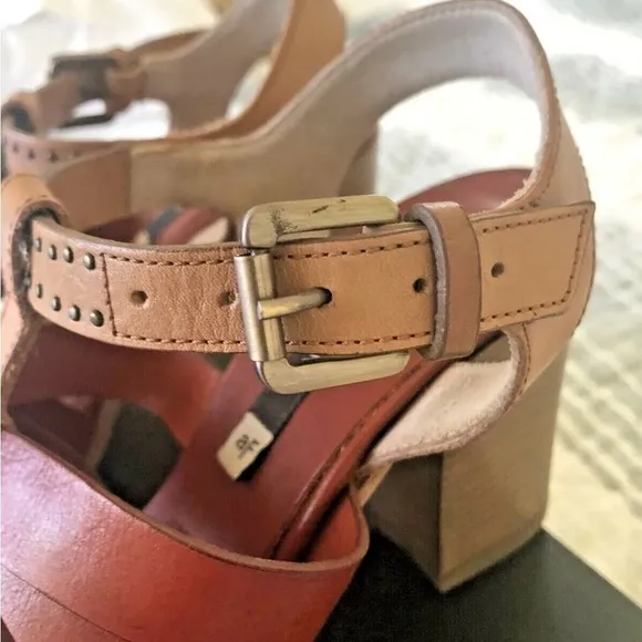 Alberto Fermani Shoes -Strappy Women’s Sandals block heel Size 38 1/2 (approx 8)