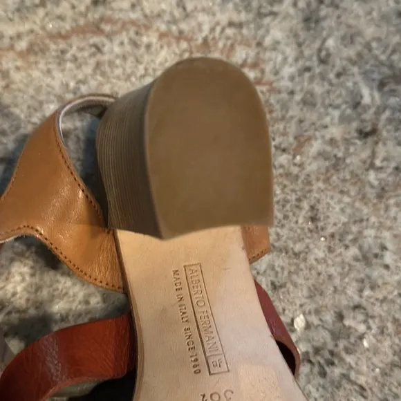 Alberto Fermani Shoes -Strappy Women’s Sandals block heel Size 38 1/2 (approx 8)