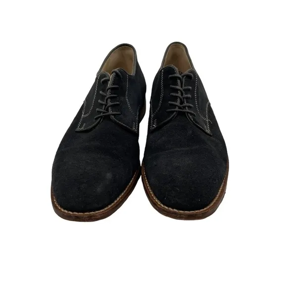 Aldo Blue Suede Lace Up Dress Shoe Loafers Size 8 Men's