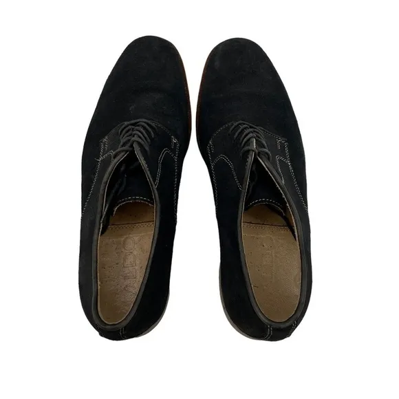 Aldo Blue Suede Lace Up Dress Shoe Loafers Size 8 Men's