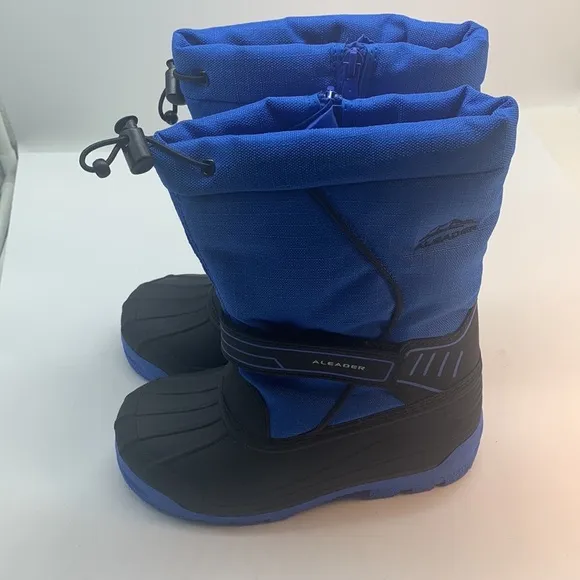 ALEADER Kids Snow Boots Insulated Waterproof Boys Girls Winter Boots Size 2
