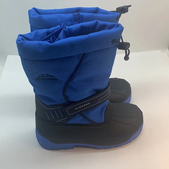 ALEADER Kids Snow Boots Insulated Waterproof Boys Girls Winter Boots Size 2