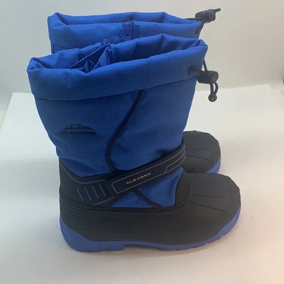 ALEADER Kids Snow Boots Insulated Waterproof Boys Girls Winter Boots Size 2