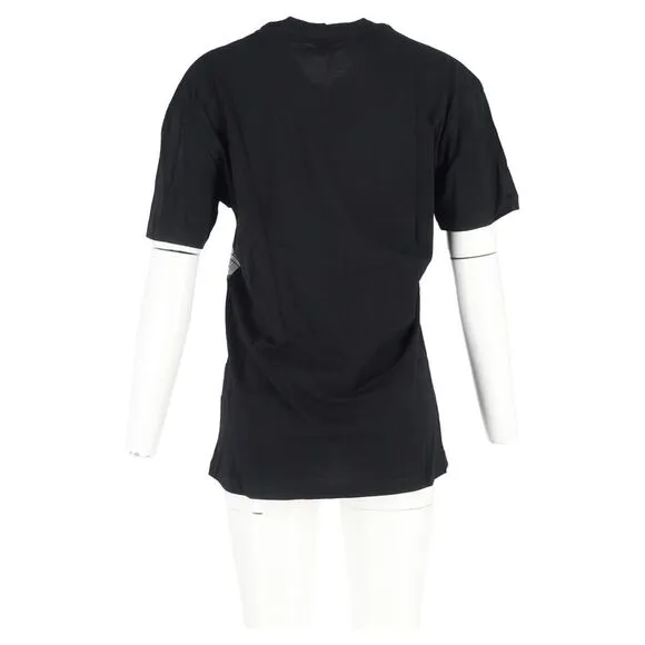 Alexander Mcqueen Manga Print T-Shirt in Black Cotton
