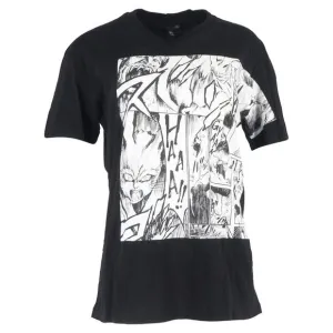 Alexander Mcqueen Manga Print T-Shirt in Black Cotton