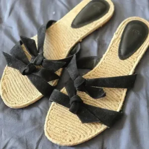Alexandre Birman | Black Clarita Suede Sandals Sz 40